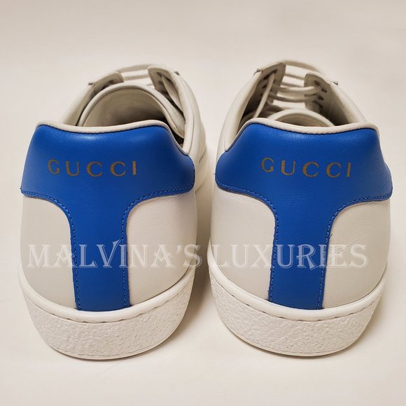 GUCCI SNEAKERS MENS LEATHER DISNEY ACE HUEY DEWEY LOUIE LOGO SHOES 9G US 9.5 - Picture 10 of 16